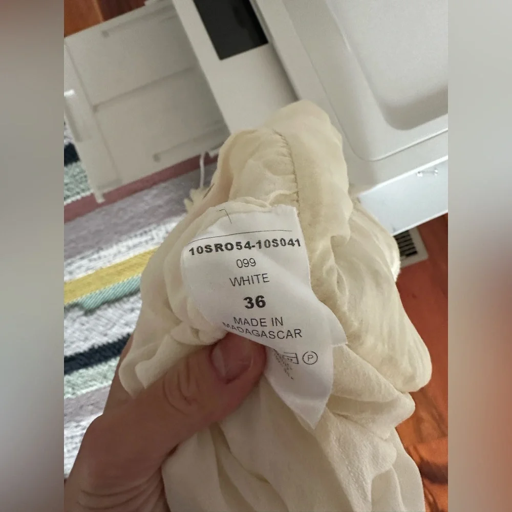 Chloe Boho Ivory Lace Sheer Dress 2010 Cruise Collection Vintage Midi - Picture 4 of 13